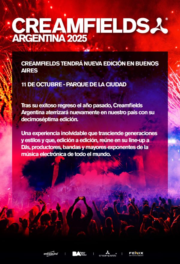 Creamfields 2025 en CABA