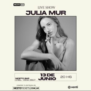Julia Mur  en Niceto Bar
