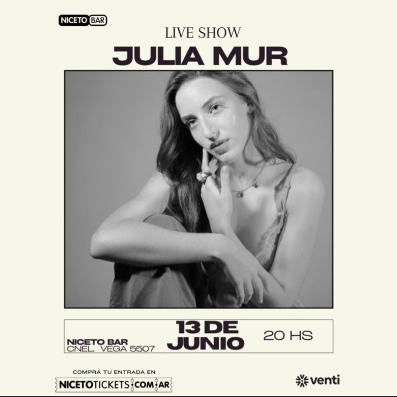 Julia Mur  en Niceto Bar