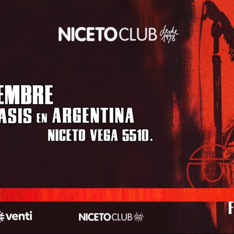 OEISIS - Familiar vibes in the area en Niceto Club