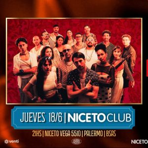 SINDICATO ARGENTINO de BOLEROS junto a AN ESPIL & MEL MUÑIZ en Niceto Club