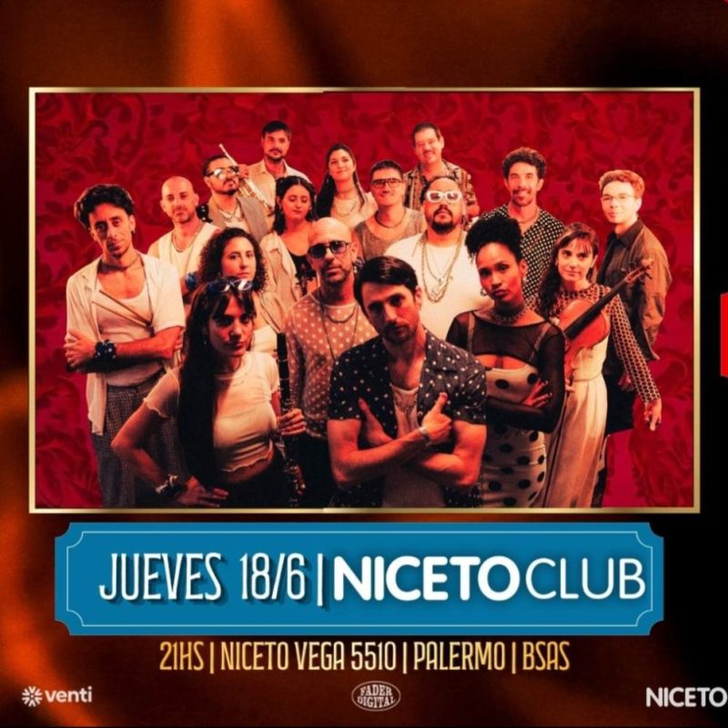 SINDICATO ARGENTINO de BOLEROS junto a AN ESPIL & MEL MUÑIZ en Niceto Club